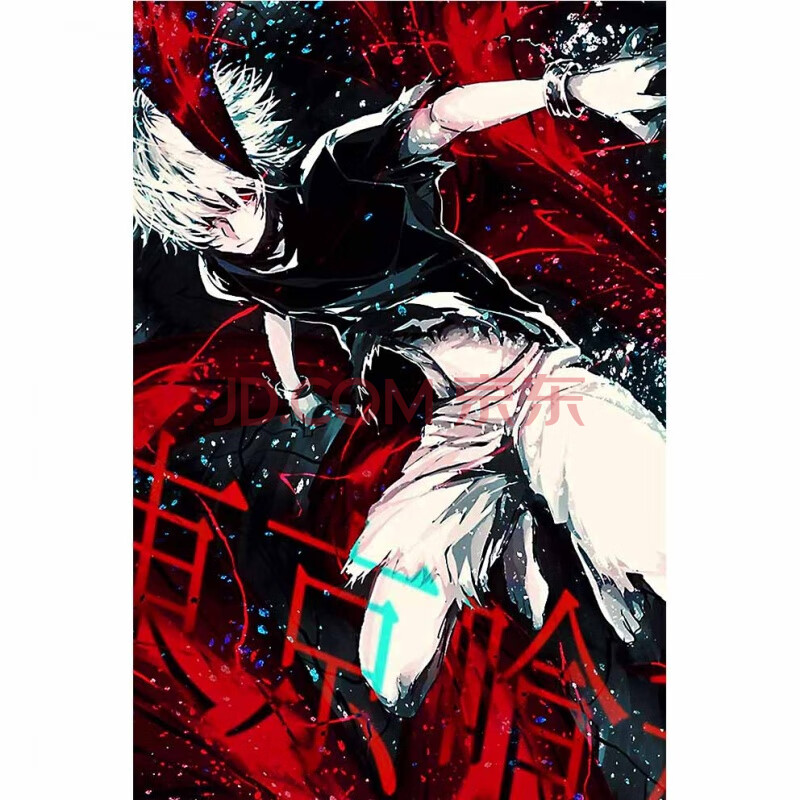 狼天影 东京食尸鬼海报墙贴纸恐怖漫画贴画宿舍东京喰种食种小说动漫