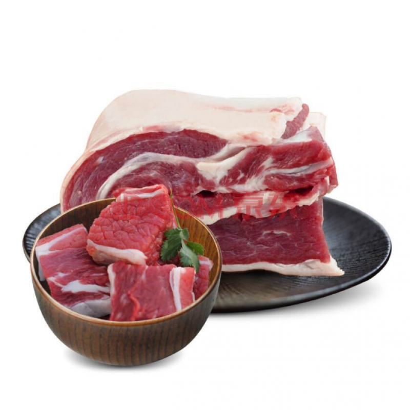 送料包,)新鲜牛腩3斤牛肉牛排骨烧烤食材火锅食材 3斤牛腩