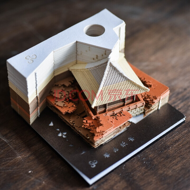 3d立体古风建筑便签纸清水寺斗拱亭便利贴古建筑版风走心文创礼品