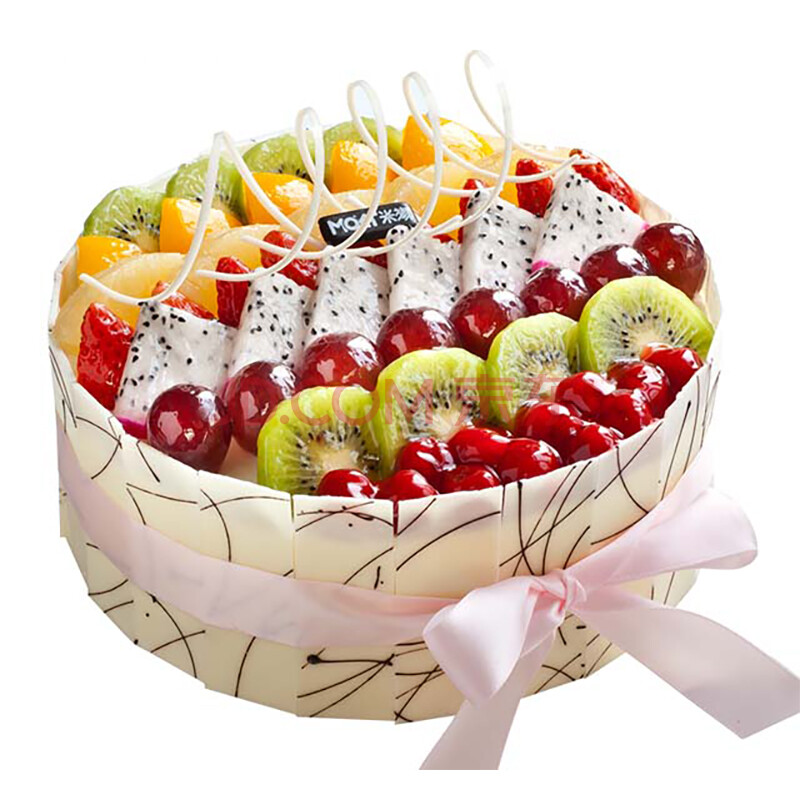 米旗水果奶油蛋糕