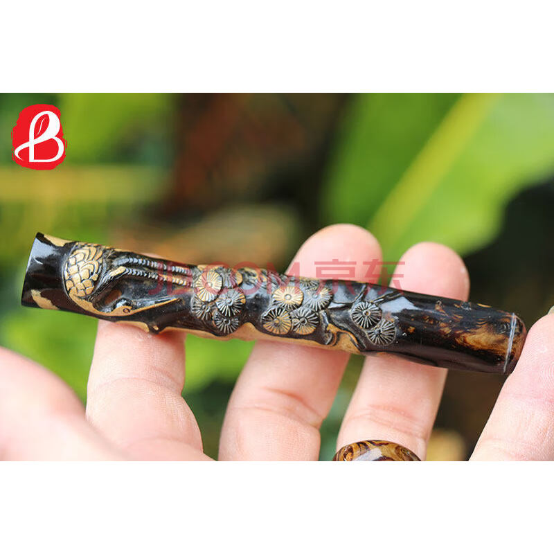 陈佛顺大师作品高档老人家礼物赤柳雕松鹤延年百年海柳