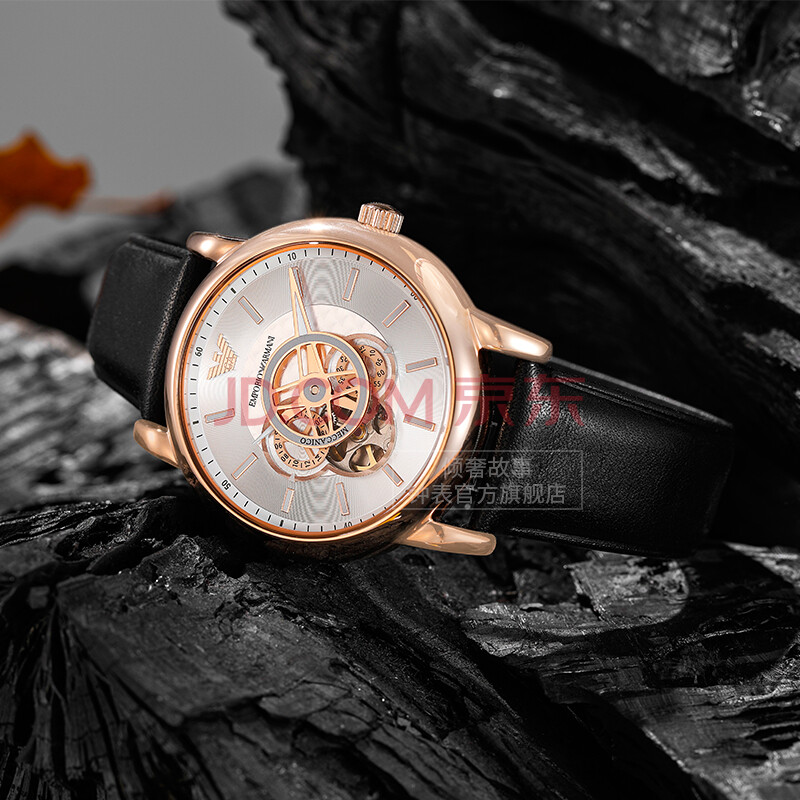 armani阿玛尼手表机械男士款式 时尚镂空自动机械男表欧美 男腕表