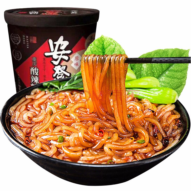 【莘县馆】懂大师酸辣粉 红薯粗粉条 方便食品 原味*6盒装