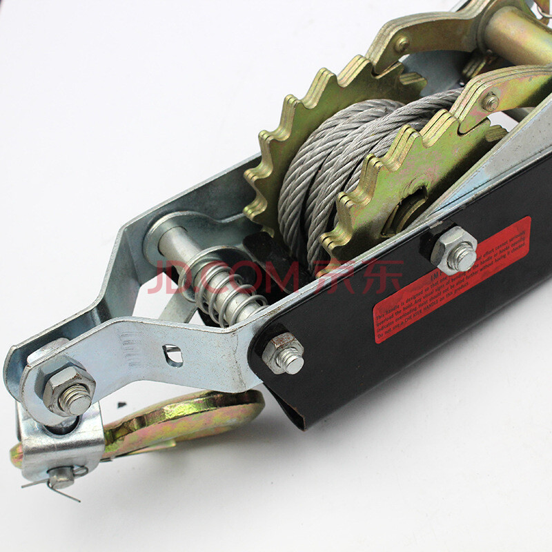 1-4t汽车货物手动钢丝绳拉紧器 棘轮式双钩紧线器 标准 4t