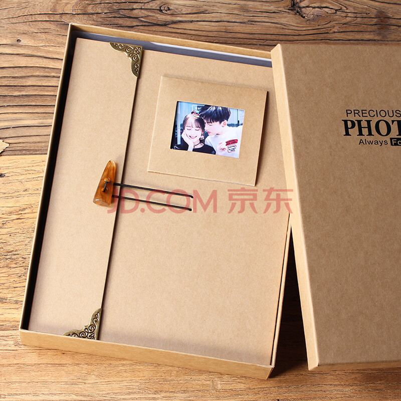 相册diy手工制作礼物创意情侣爱情回忆录纪念册本拍立得粘贴式书 相框