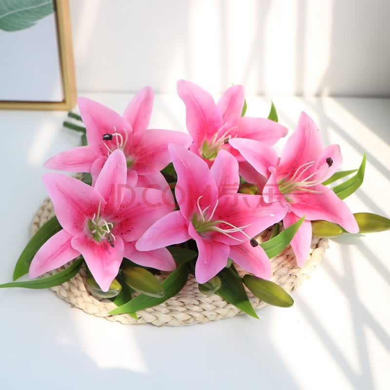 门扉 仿真花套装 高仿真花束假花装饰人造花客厅餐桌摆件欧式室内装饰