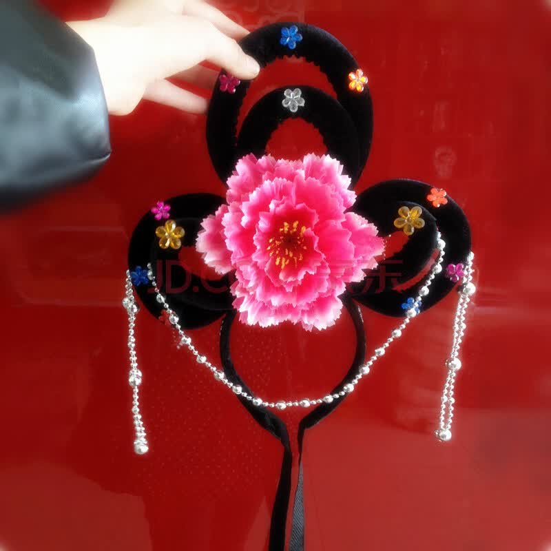 戏曲头饰戏剧戏曲用品古装舞蹈丫环头饰仙女发饰古典舞京越剧演出头饰