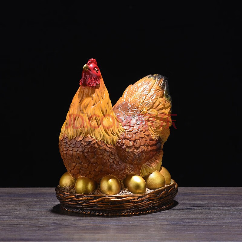 礼品 十二生肖家居客厅柜台酒柜装饰品 卧室风水摆件客厅招财鸡摆设