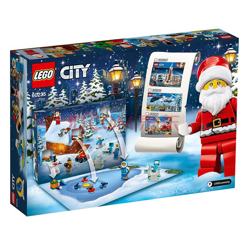 60235乐高城市2019圣诞日历(5岁 ,234