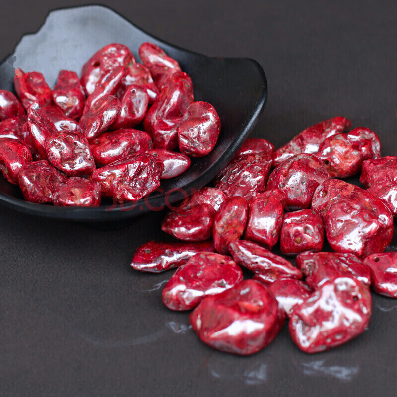 朱砂原石朱砂无根砂原石吊坠儿童男女款简约手工打磨个性项坠配饰饰品