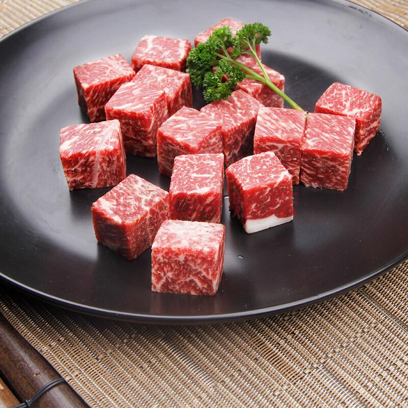 谷言澳洲进口和牛肉原切新鲜保乐肩日本雪花神户谷饲牛肉块500g