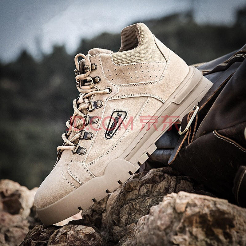 准轨同款 全球联保 手工定制 战狼6代 秋冬季保暖马丁靴高帮工装鞋子