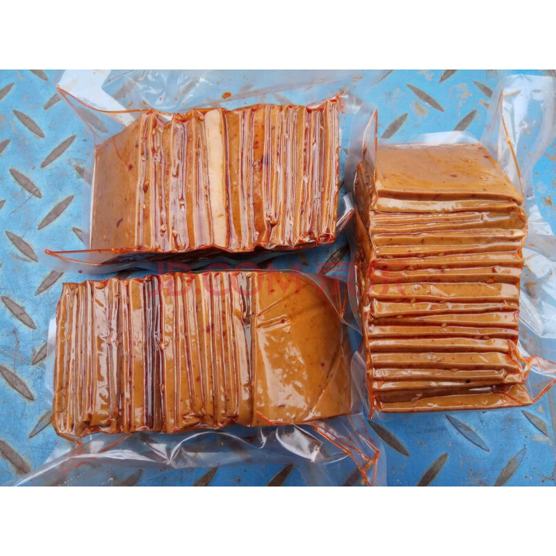 湖北咸宁通城特产豆腐干烟熏麦市干子香辣干 880克年货 长方形厚香干