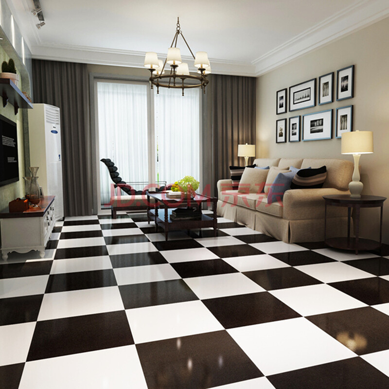 地板贴地板胶厨房防滑地板加厚防水地面翻新地板贴纸nbm 黑白格3233