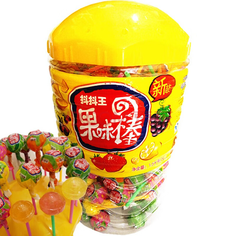 散/袋装糖果水果味棒棒糖批发超150支桶装创意零食 荔枝味(含桶150支)