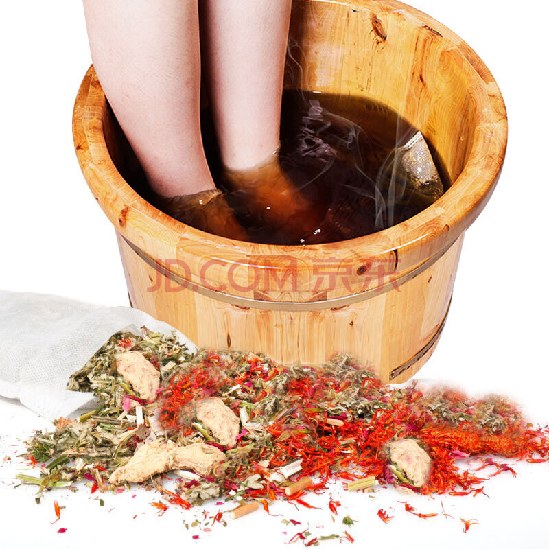 优诺康 艾叶艾草 藏红花益母草老姜陈艾叶泡脚足浴泡澡艾灸 艾叶泡脚