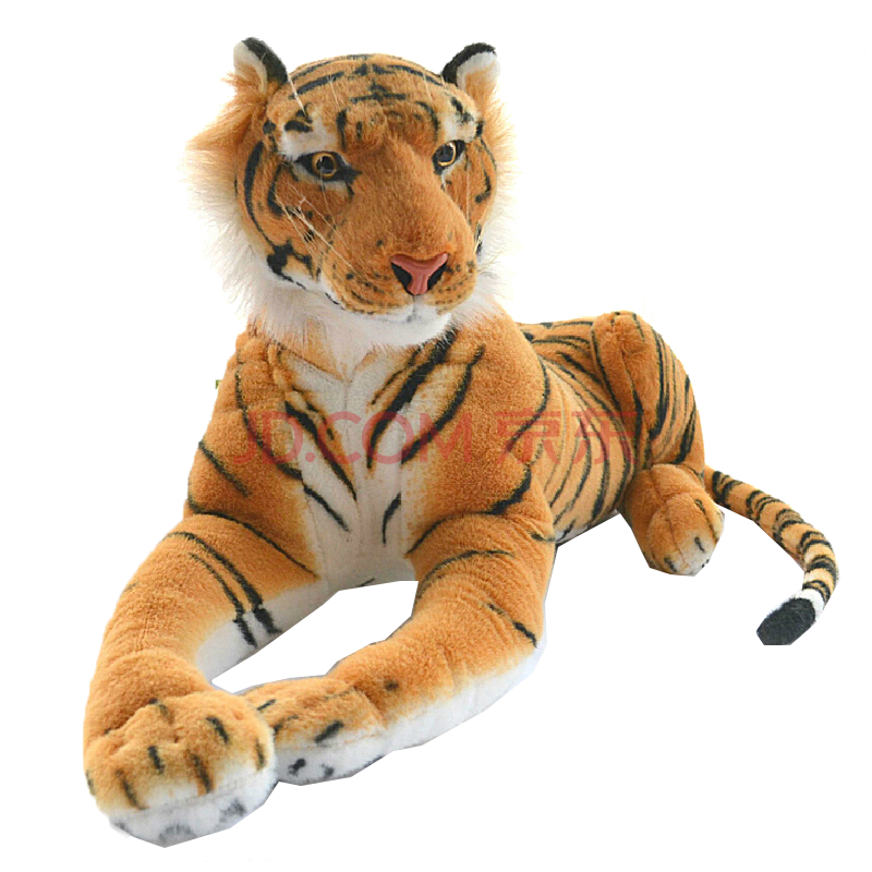 仿真毛绒玩具公仔抱枕布娃娃玩偶靠枕生日礼物 老虎 1.2米