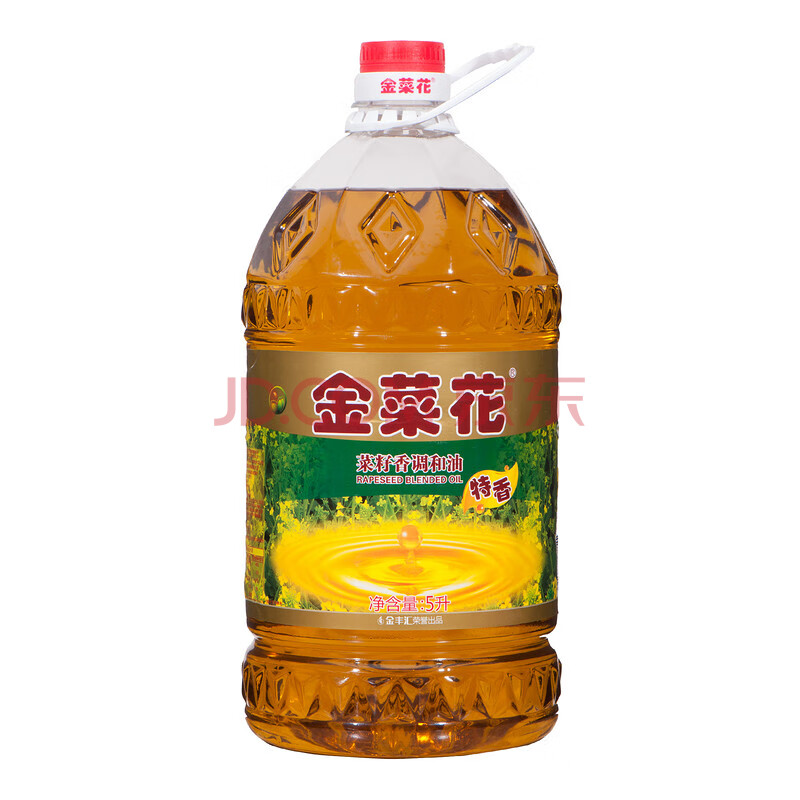 金菜花 特香菜籽香调和油 5l/桶