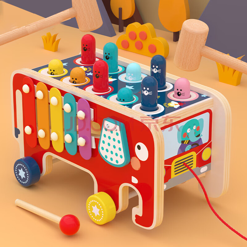 mtsori蒙氏大号打地鼠玩具2岁男孩儿童玩具女孩宝宝1-3周岁半婴幼儿