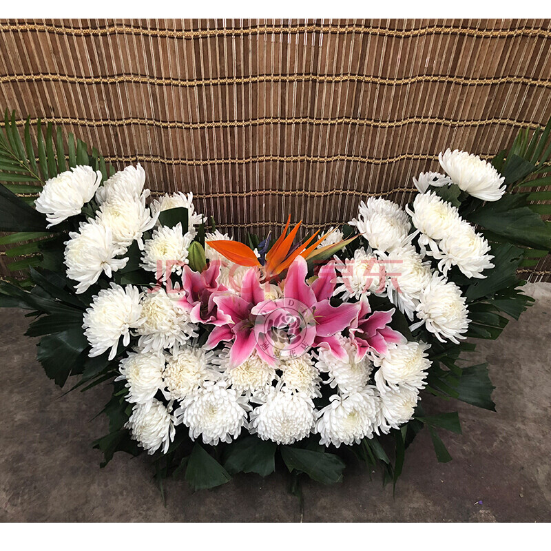 情人节菊花花篮花束祭奠北京上海广州深圳浙江鲜花同城速递全国送花
