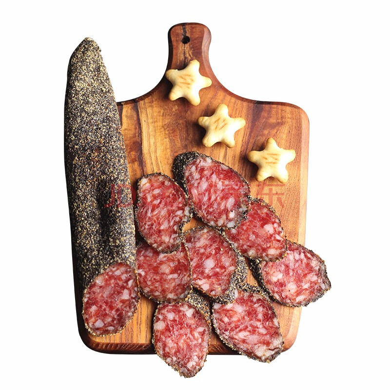 cangali西班牙原装进口萨拉米salami香肠福沃特fuet mini90g 黑胡椒味