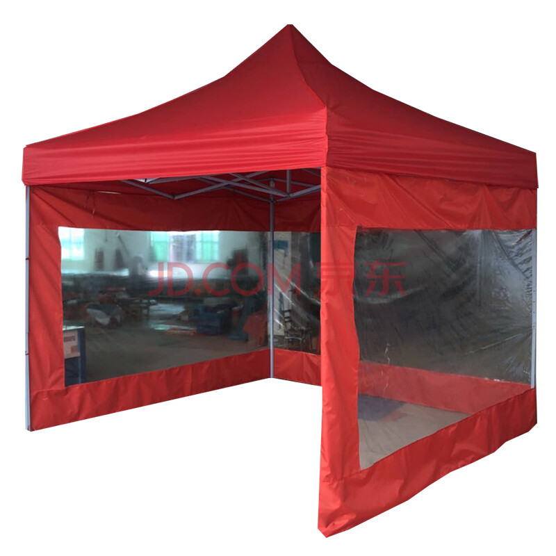 推拉雨棚冬季帐篷围布透明加厚保暖四角伞用户外摆摊挡风防水定制sn