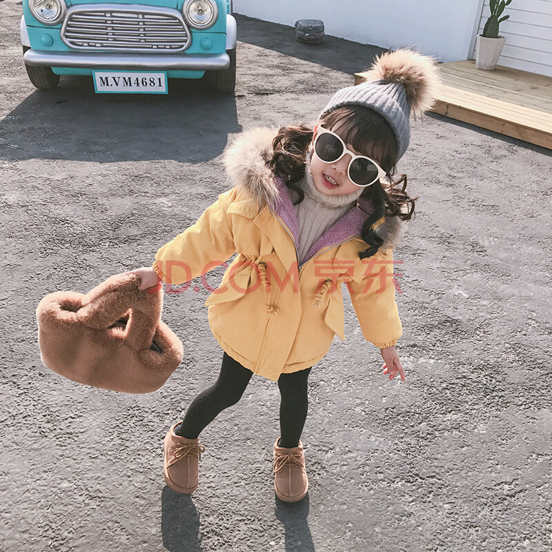 迪士尼官方旗舰店 1-6岁小宝贝冬天穿的洋气小棉袄女童棉服2019新款女