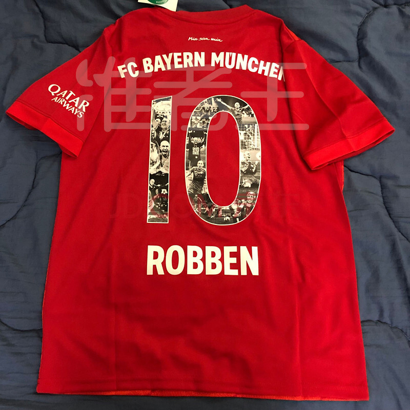 并力 里贝里罗本纪念版球衣19-20退役版后一件号码定制版 18-19款套装