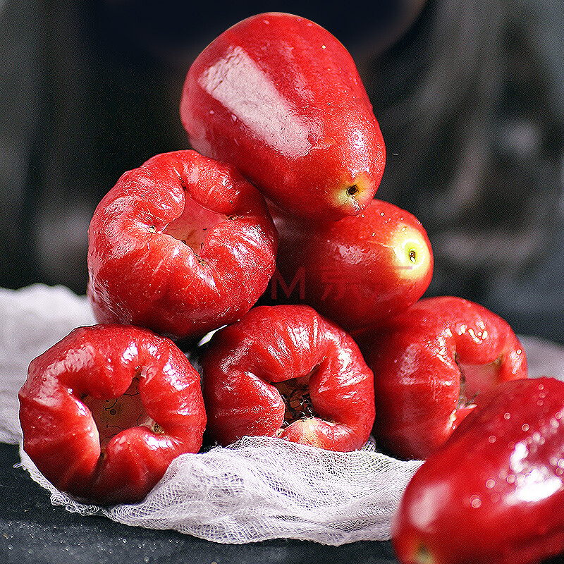 莲雾三亚热带水果牛奶连雾黑金刚莲雾 5斤