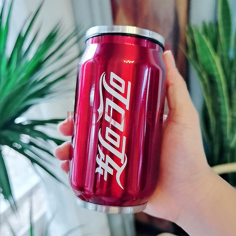 便携可乐水杯子原宿风ins 红色 可口可乐小号