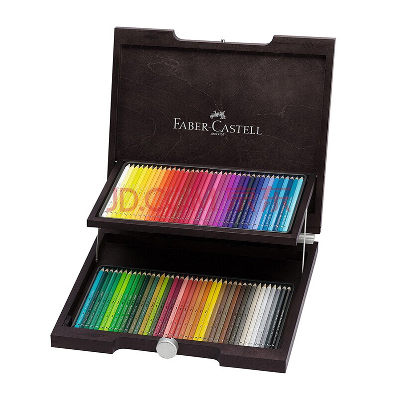 德國輝柏嘉(faber-castell)1100藝術家級油性彩色鉛筆木盒裝油性彩鉛