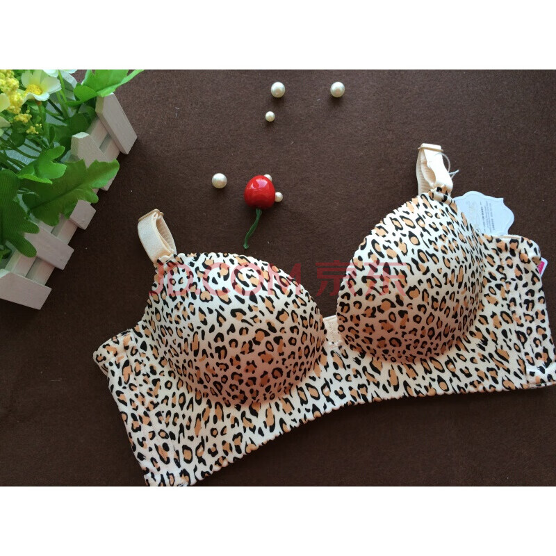 内衣 文胸 安缇妮娅 2019林夕梦型梦的钢圈文胸内衣2403 豹纹 80c