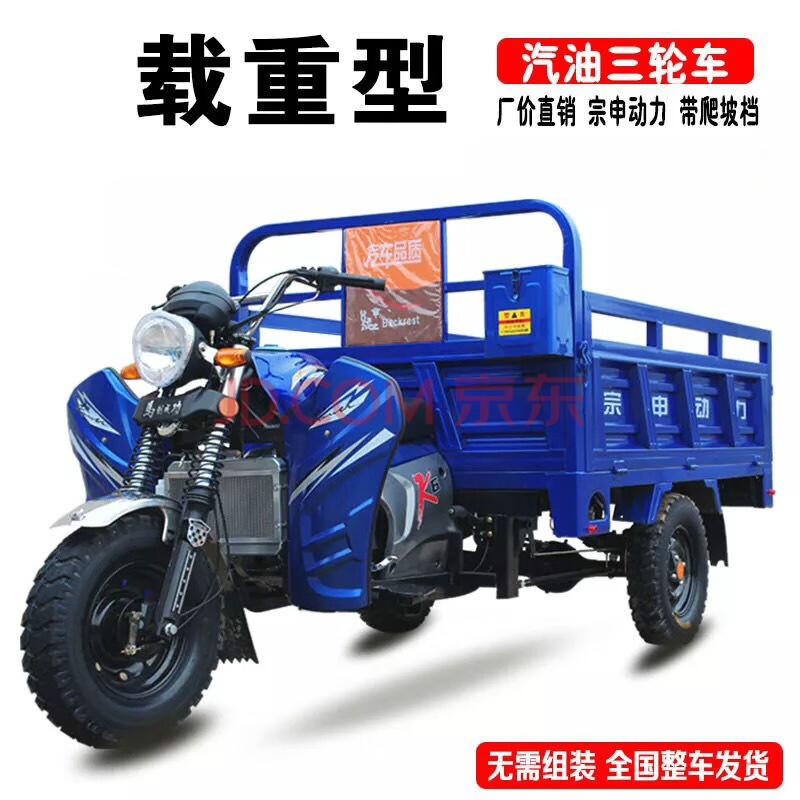 摩托車成人汽燃油貨運農用宗申175c載重王家用汽油三輪車 水冷250cc