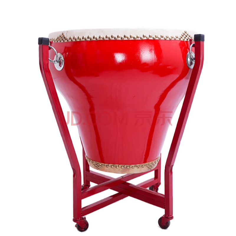 新品16寸18寸花盆鼓民族鼓京剧鼓定音鼓头层牛皮彩绘鼓道具鼓打击乐器