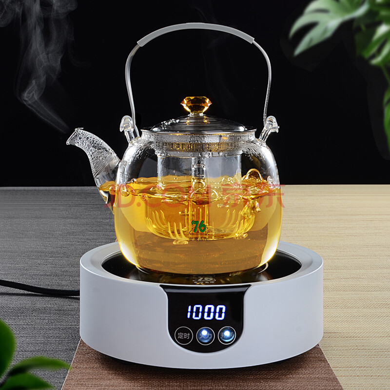陶炉电茶炉自动上水家用煮茶炉泡茶煮水炉 胡桃木色电陶炉【图片 价格