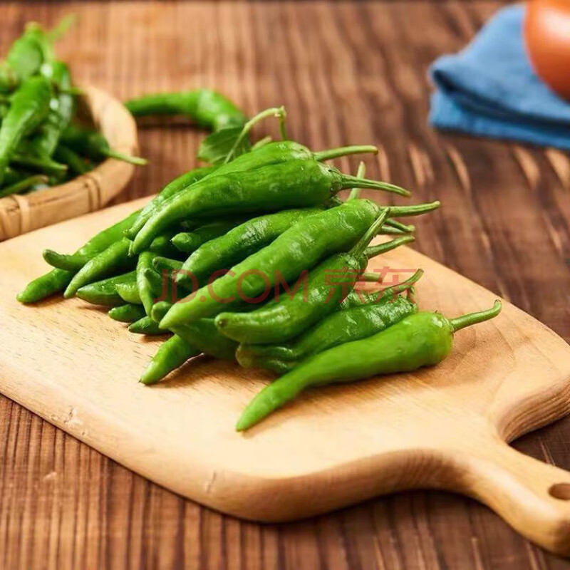 【顺丰】湖南樟树辣椒现摘新鲜樟树辣椒正宗不辣脆嫩薄皮辣椒 精品