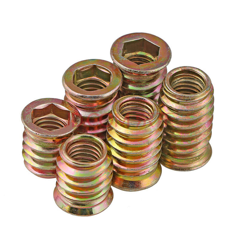 加硬带介内外牙 内六角沉头螺母家具预埋螺母实木家具螺帽m6m8m10 m8*