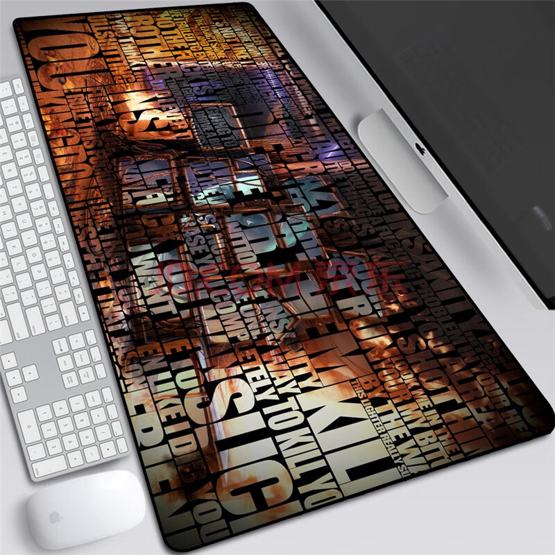 鼠标垫 主机游戏周边防滑加厚 树脂垫桌垫图案定制 08 800x300x5mm