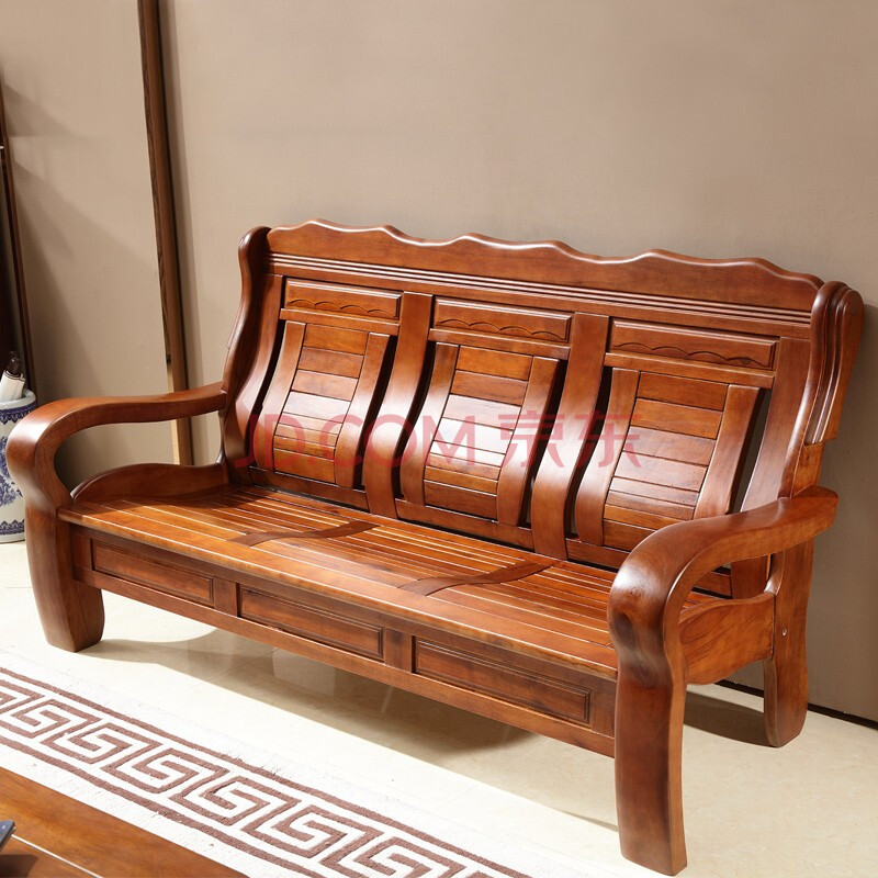 五件套茶几木质成套沙发 简约春秋椅 茶红色 单人位 单人位 三人位