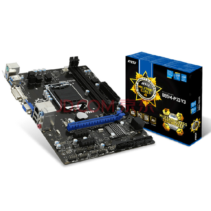 微星(msi) b85m-p33 v3主板 (intel b85/lga 1150)