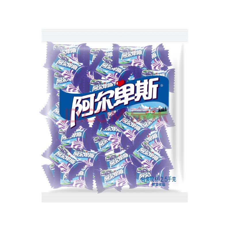 阿尔卑斯(alpenliebe) 晶莹葡萄牛奶硬糖 2.