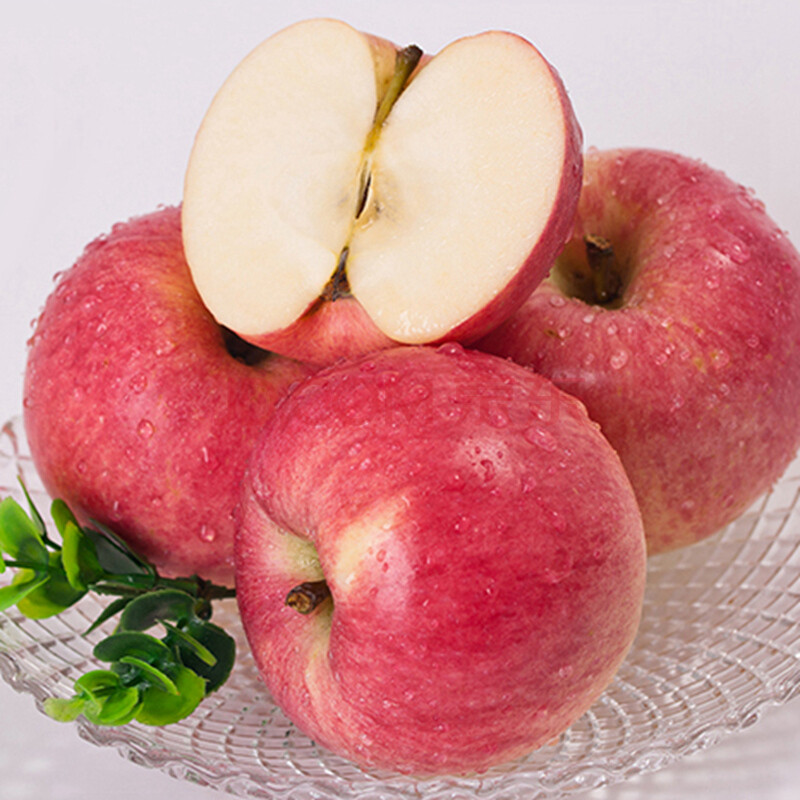 港食客 烟台栖霞红富士苹果8个装5斤果径70-85mm 8颗70-85mm【图片 价