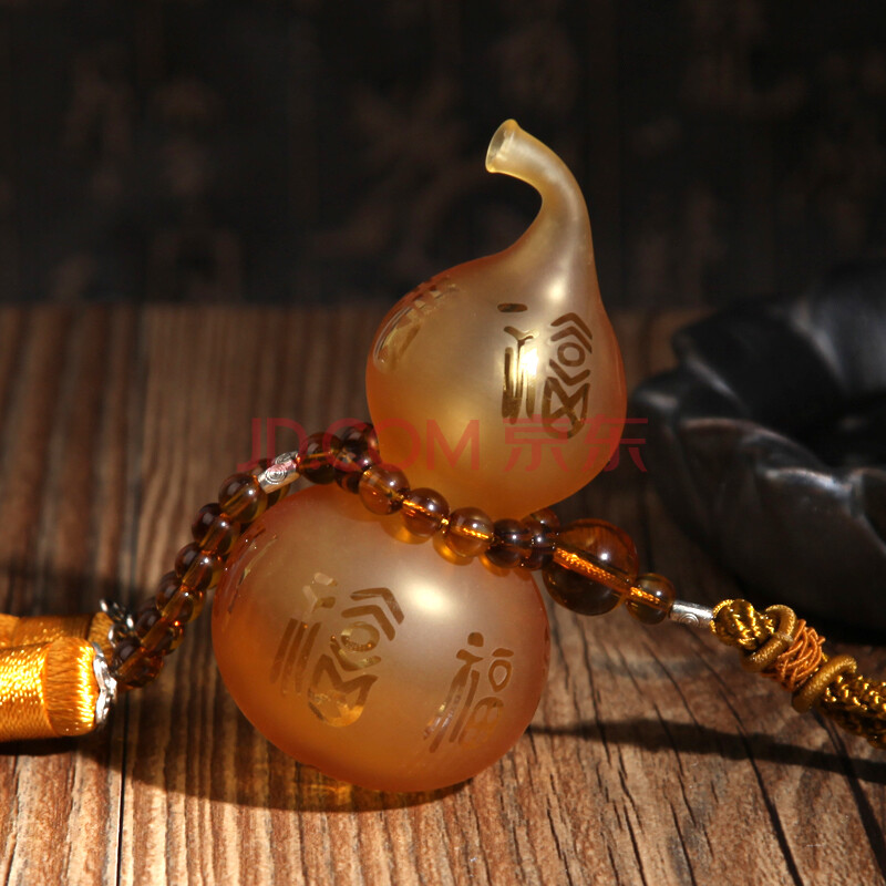 汽车挂件挂坠 车内装饰挂件高档保平安开光车饰 貔貅琉璃葫芦辟邪挂
