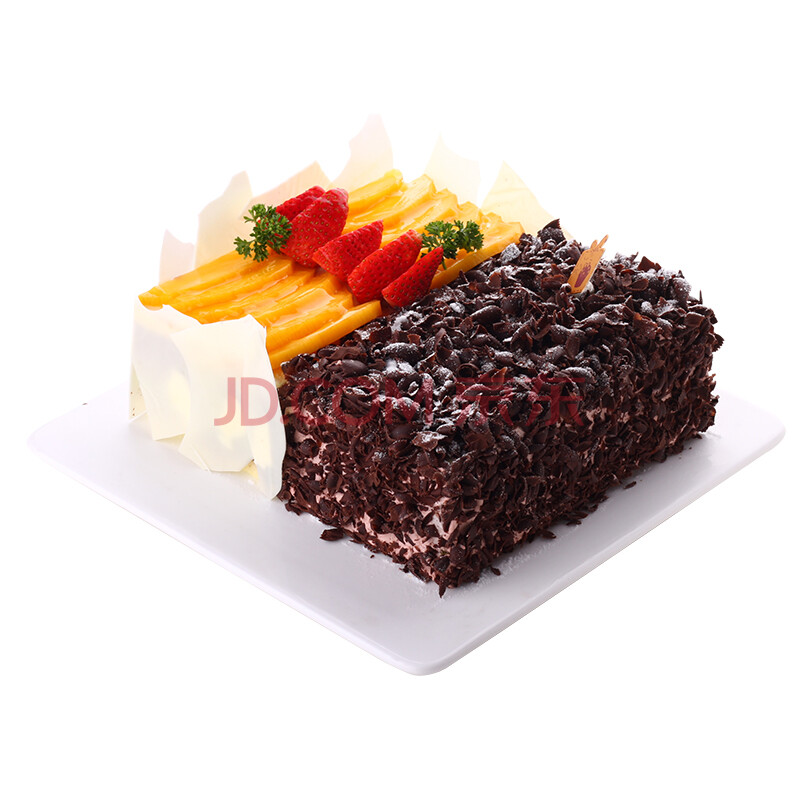 西西麦诺 生日蛋糕全国同城配送 巧克力水果蛋糕定制 5磅(12-16人)