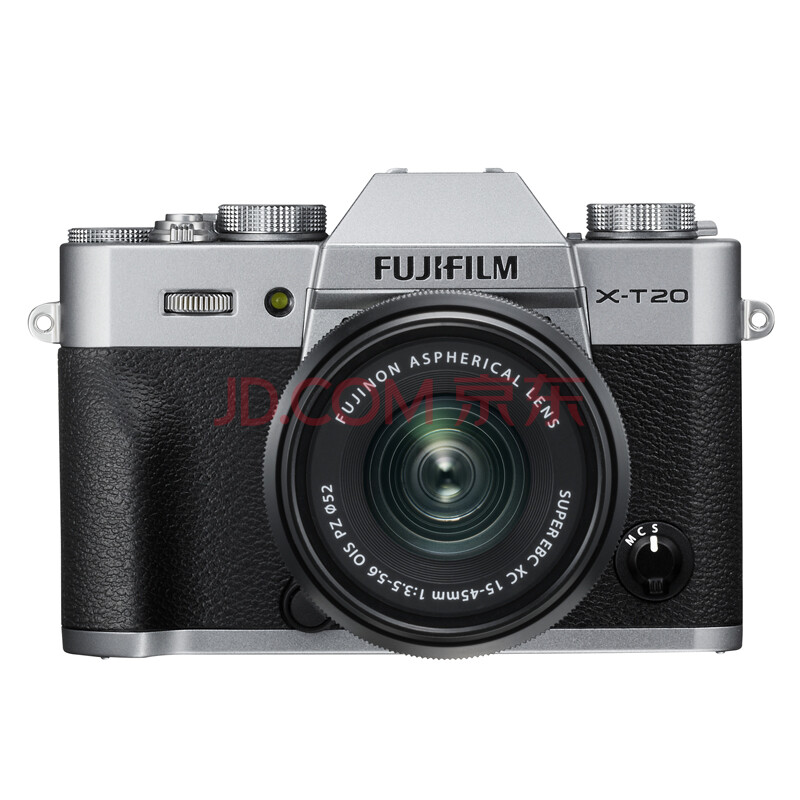 富士微单(fujifilm)x-t20 xc15-45 微单/照相机 银色 2430万像素 xt20