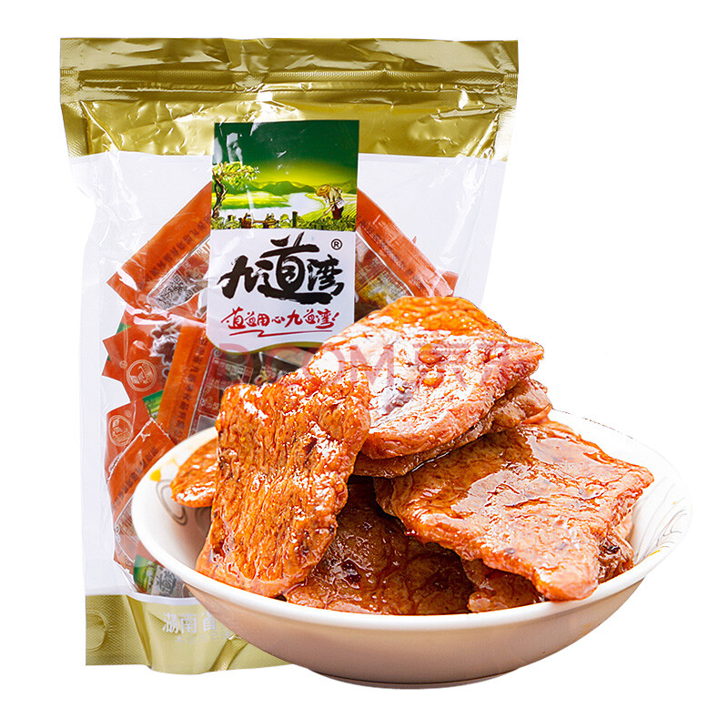 【领券199减100】九道湾 手撕豆干豆腐干散装小包装198g麻辣休闲零食