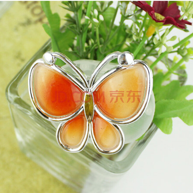 一口米 蝴蝶吸盘小夜灯 可发光 带吸盘 柜台摆件 手机店装饰品