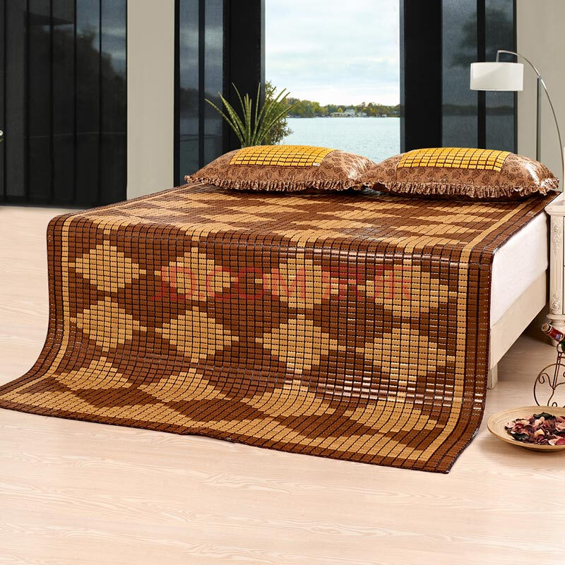 天池茗品 竹席寝室麻将席 碳化学生宿舍麻将凉席子 -不含枕套-镇店之