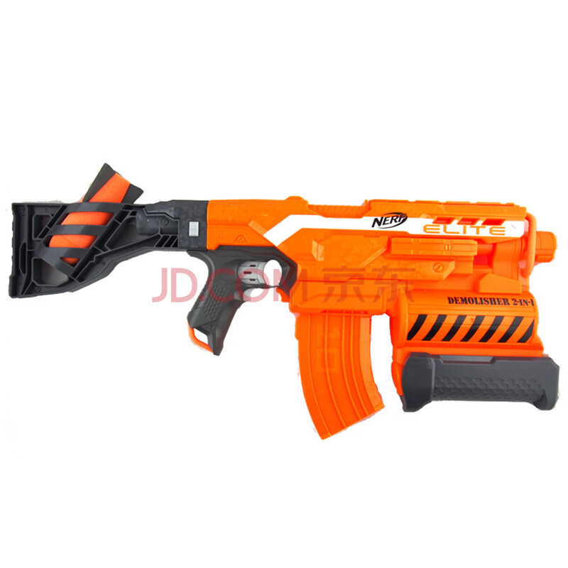 孩之宝 hasbro 热火 nerf 精英/mega系列 男孩玩具枪 安全泡沫子弹 ak