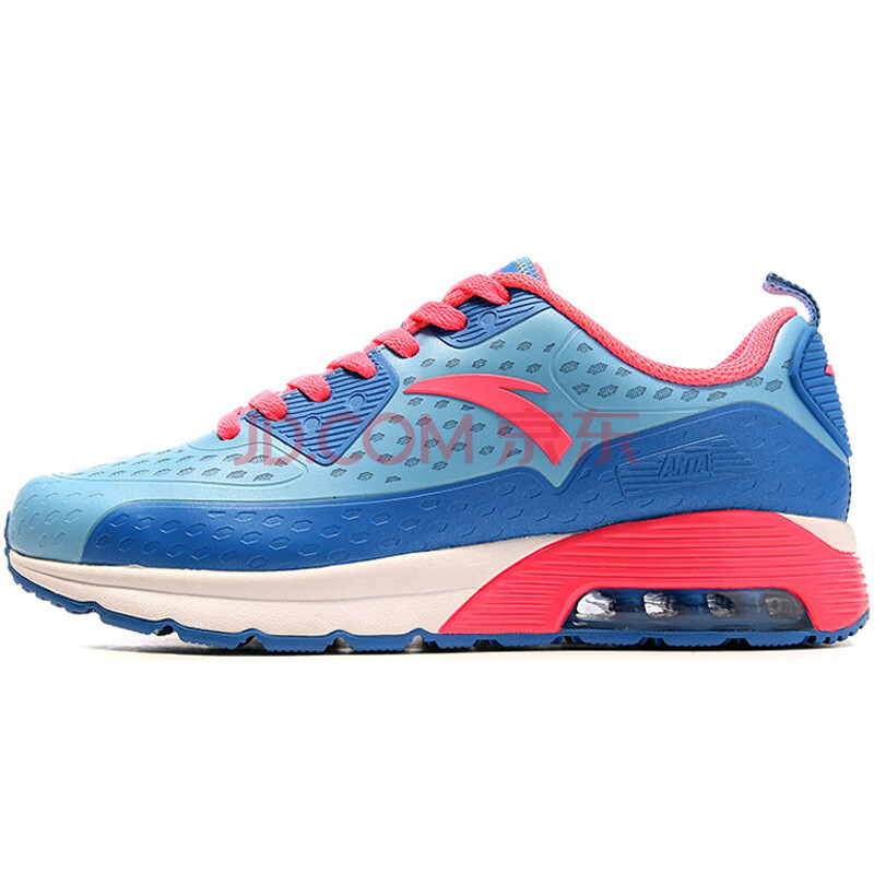 安踏女鞋跑鞋2016春新款减震气垫轻便稳定综合训练运动鞋12617773